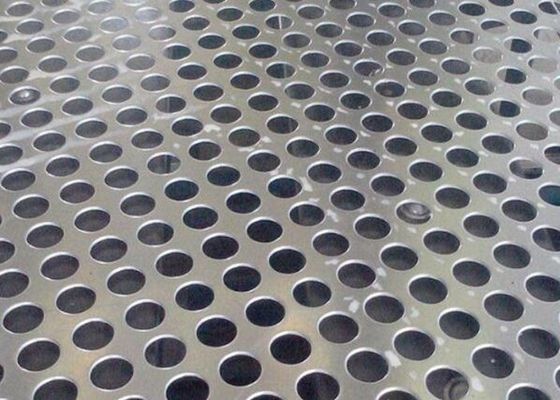 Wear Resisting Round Hole Punched Metal Sheet For Soundproof Walls